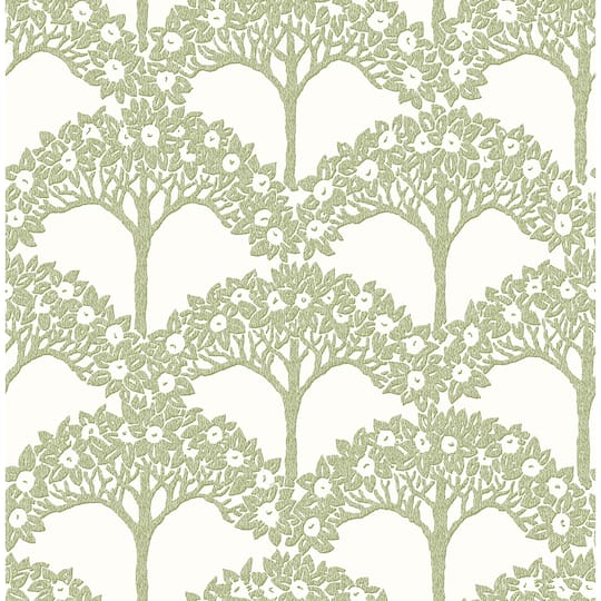 NuWallpaper Finley Green Peel & Stick Wallpaper